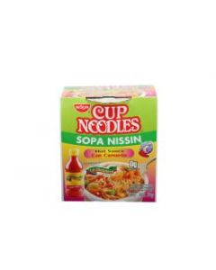 Nissin Cup Noodles Soup Hot Sauce with Shrimp