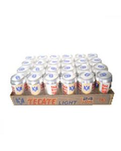 Tecate Light Beer Can 24-Pack 
