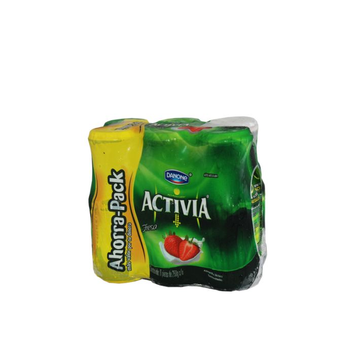 Strawberry Drinkable Danone 6-Pack |BeeLocal Activia Yoghurt